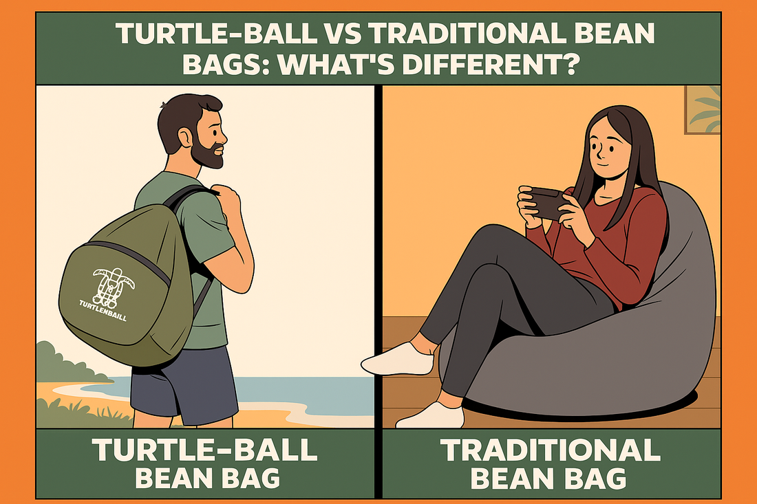 Turtle-Ball vs Traditional Bean Bags What's Different