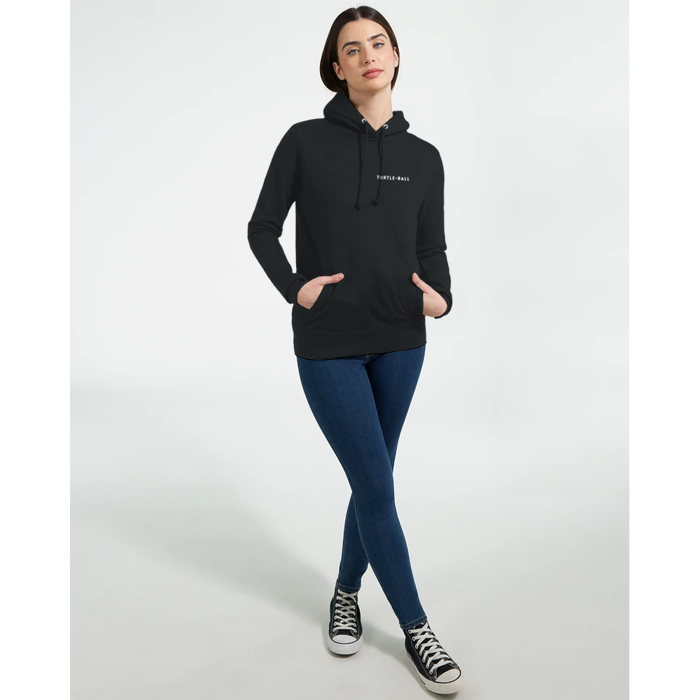 Turtle Ball Unisex Hoodie Black