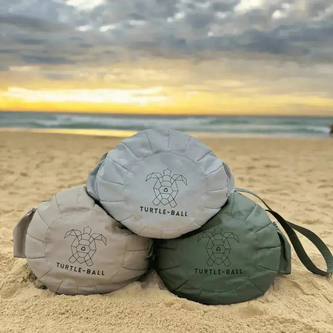 Turtle Ball Portable Beach Chair Bean Bag Carry Bag Tote Beach Pillow Recliner Lounger