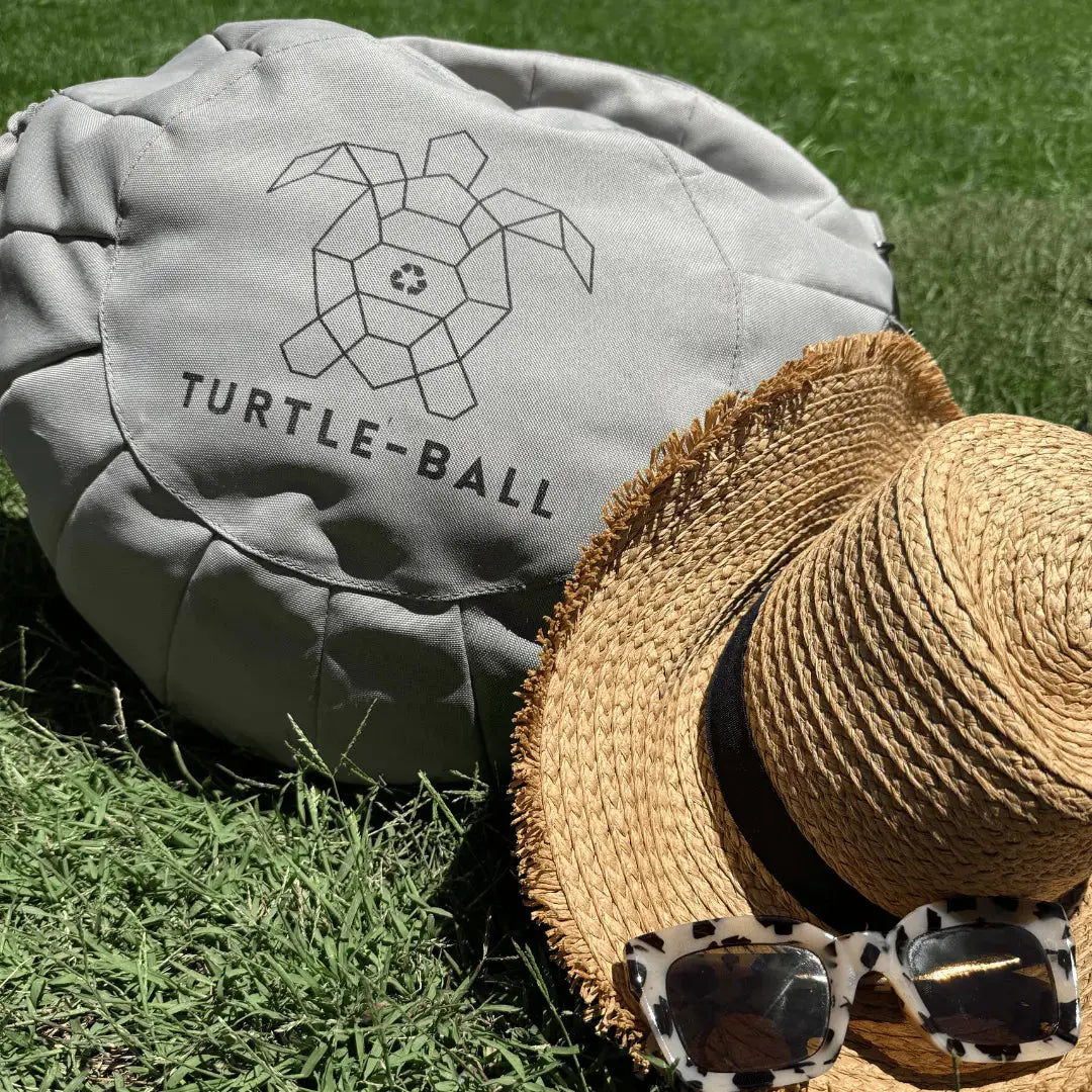 Turtle Ball Portable Beach Chair Bean Bag Carry Bag Tote Beach Pillow Recliner Lounger