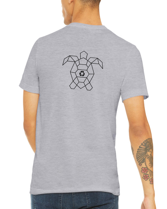 Turtle Ball T Shirt Unisex Grey