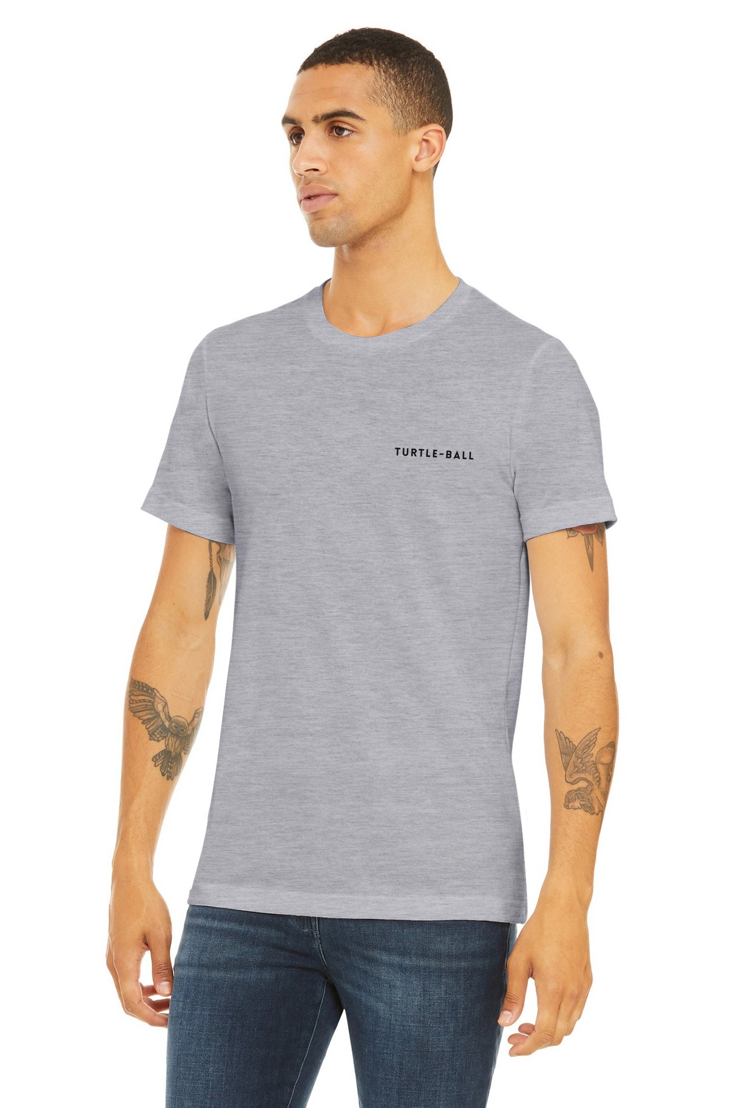 Turtle Ball T Shirt Unisex Grey