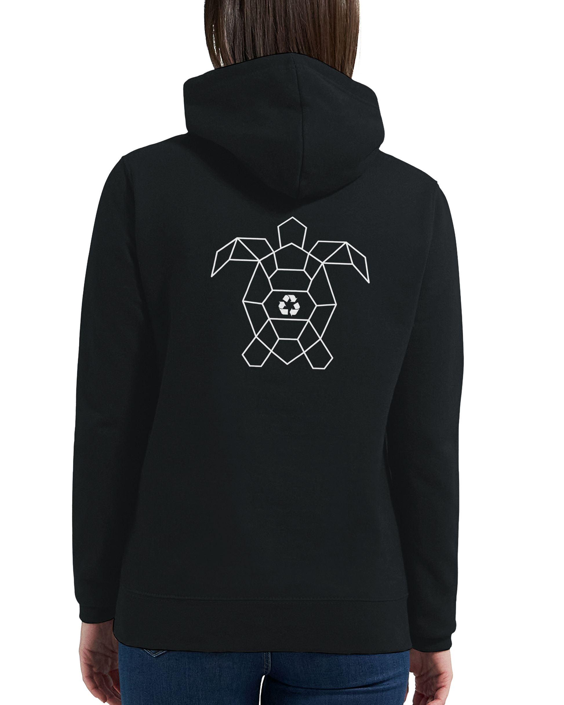 Turtle Ball Unisex Hoodie Black