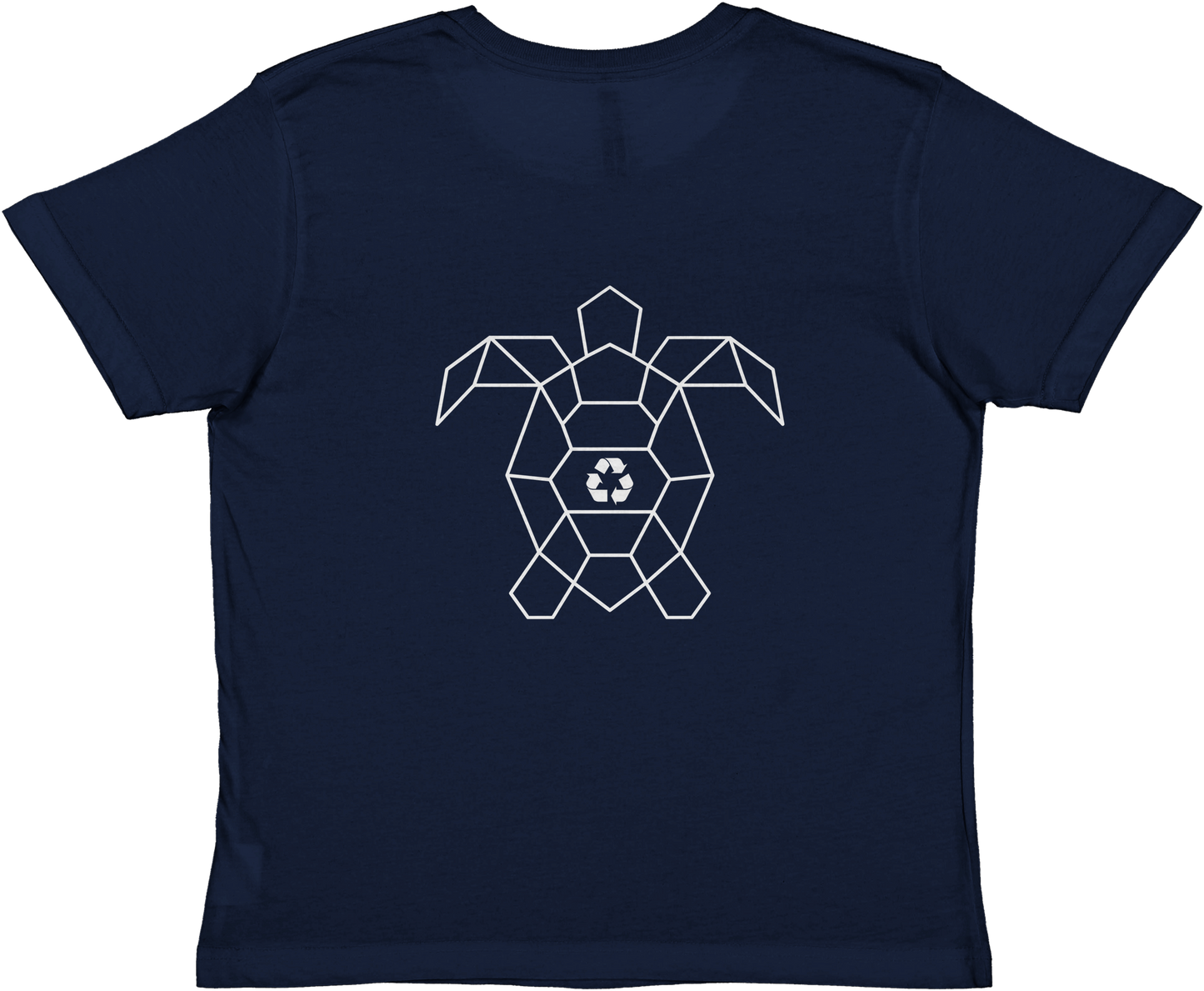 Turtle Ball Unisex Kids T Shirt Navy