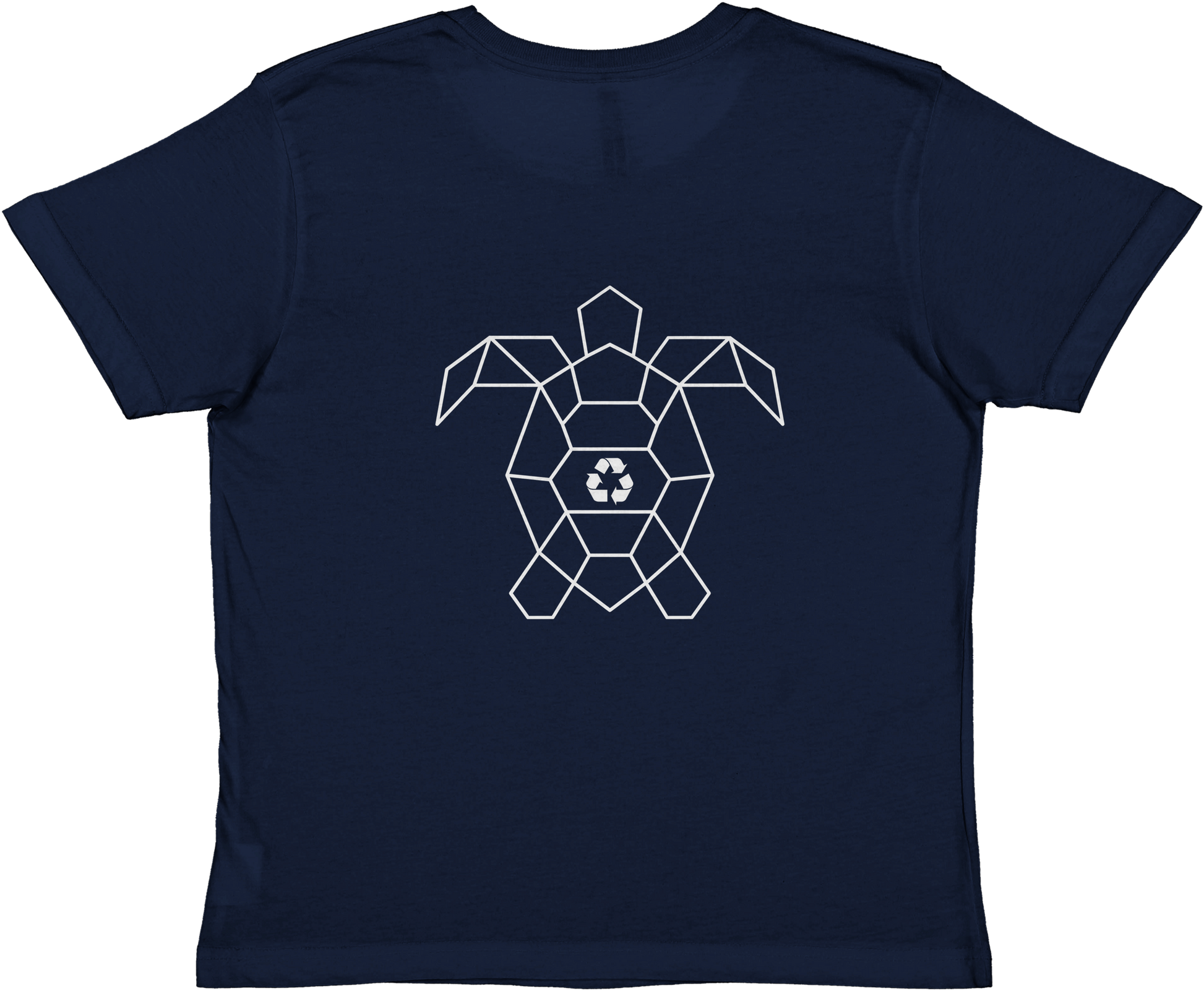 Turtle Ball Unisex Kids T Shirt Navy