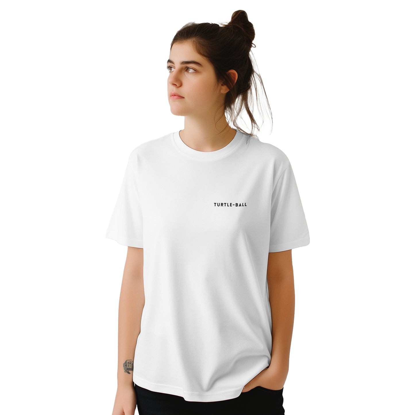 Turtle Ball Unisex T Shirt White