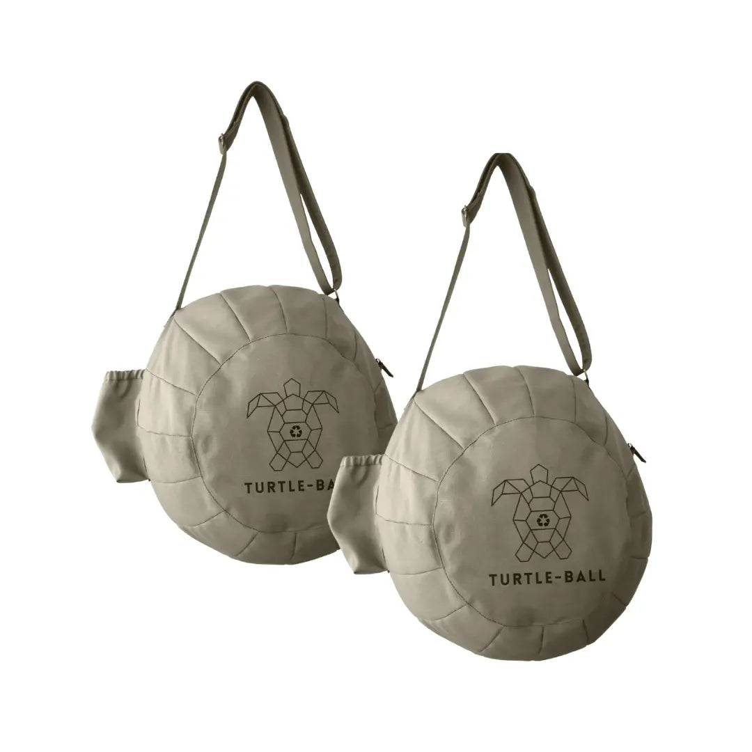 Turtle-Ball Portable Beach Chair Bean Bag &  Carry Tote Bag
