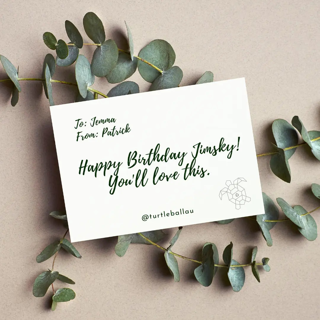 Custom Message on Card