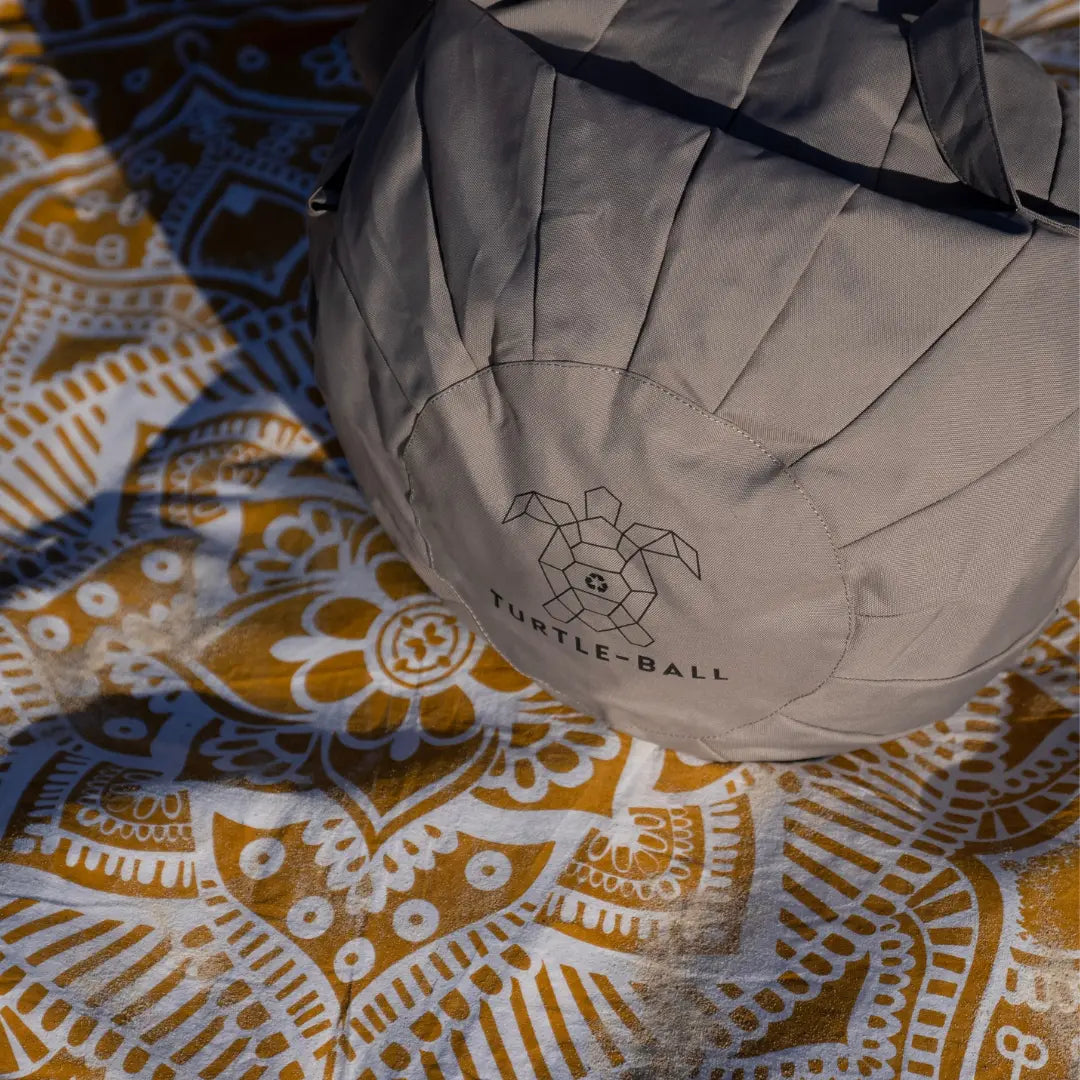 Turtle Ball Portable Beach Chair Bean Bag Carry Bag Tote Beach Pillow Recliner Lounger