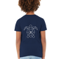 Turtle Ball Unisex Kids T Shirt Navy