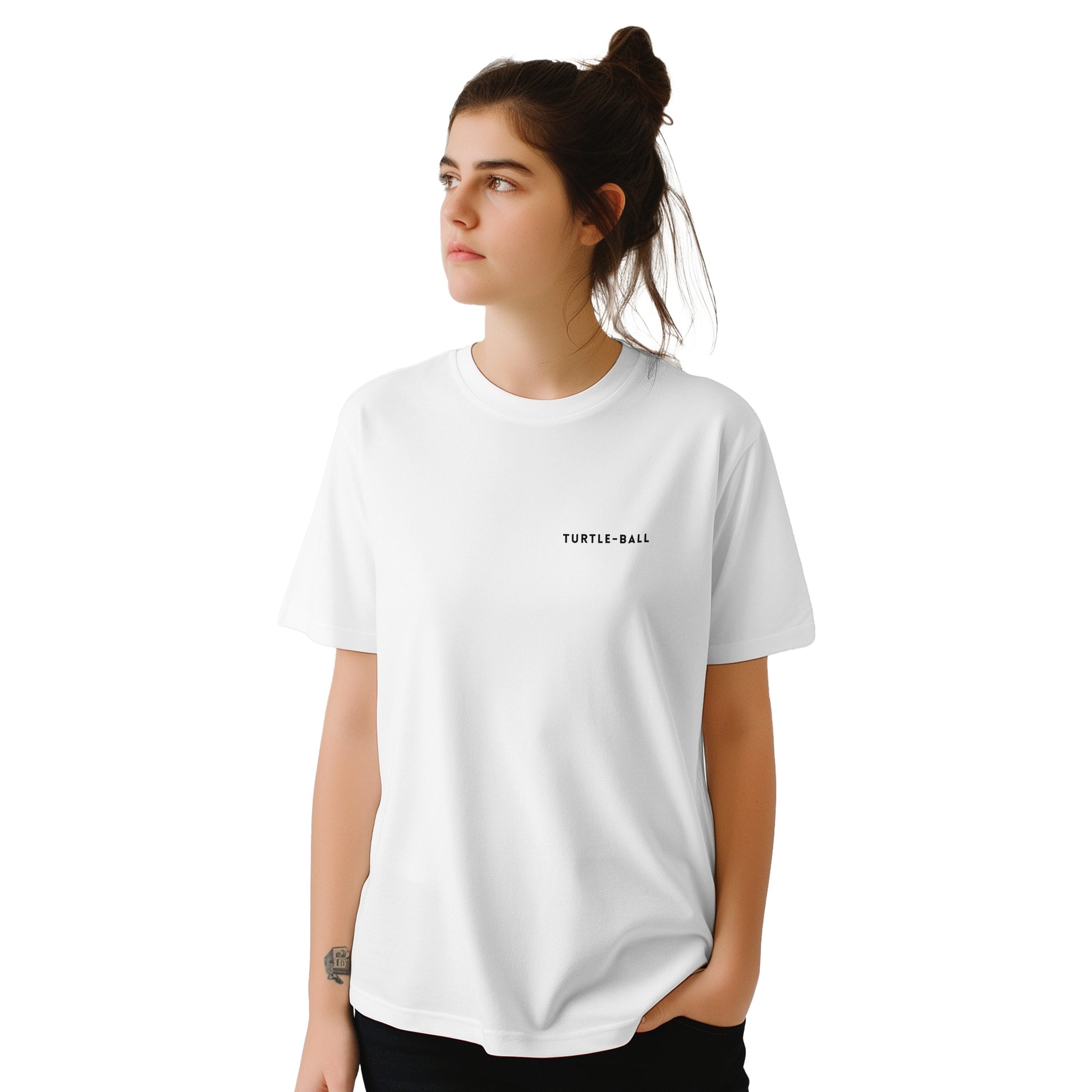 Turtle Ball Unisex T Shirt White