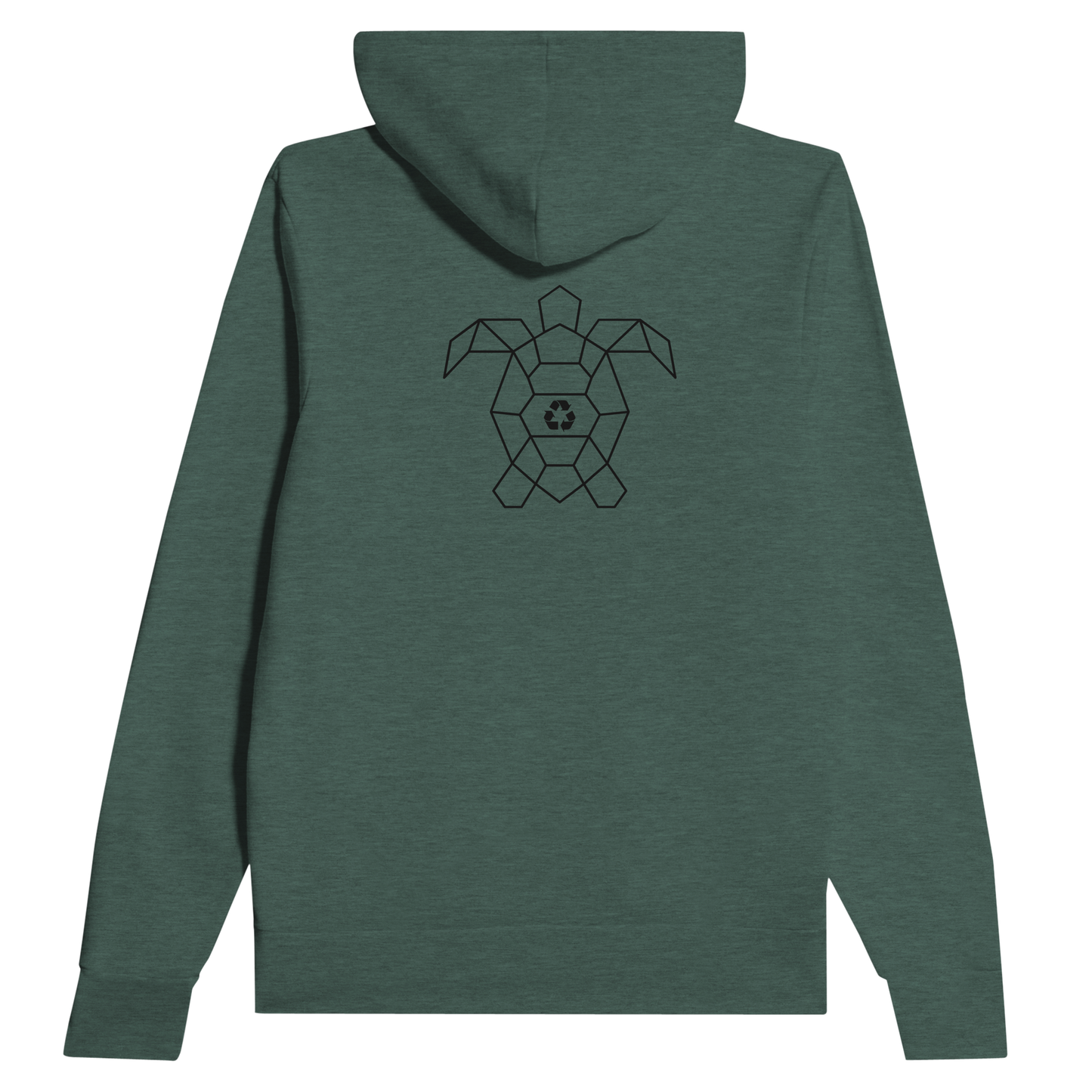 Turtle-Ball Classic Unisex Hoodie- Green